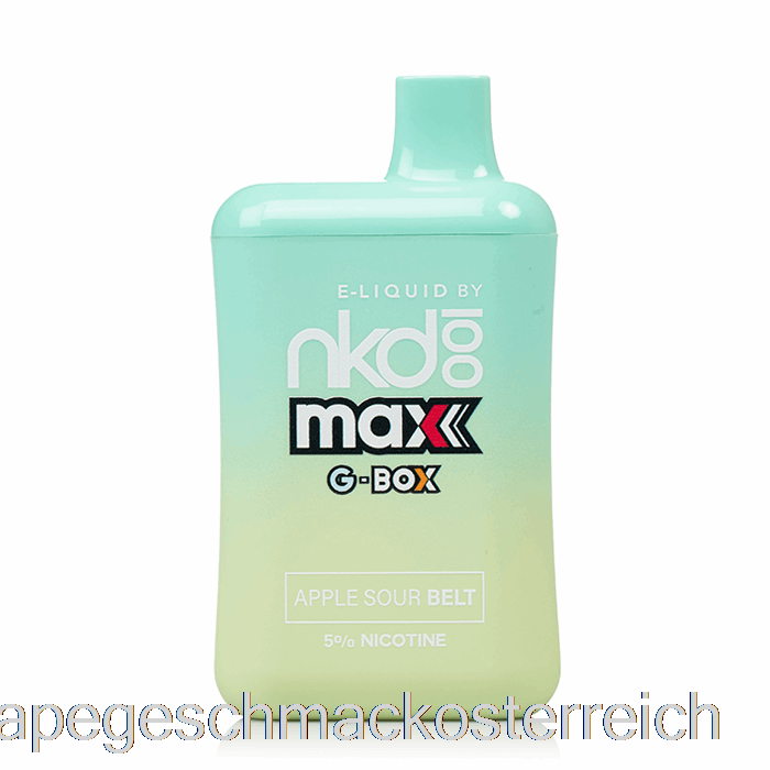 Gbox X Naked 100 5500 Einweg-Apple-Sour-Belt-Vape-Geschmack